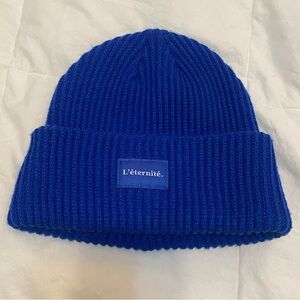Cobalt Blue Beanie